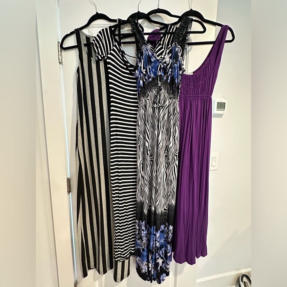 4 bundle maxi dresses